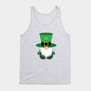 Funny St. Patrick's Day Gnome Tank Top